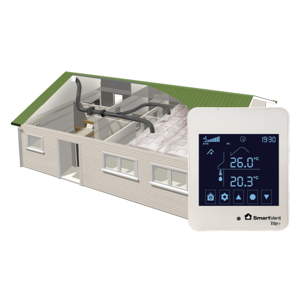 SmartVent Lite+ – 2 Room Home Ventilation System and Kits image
